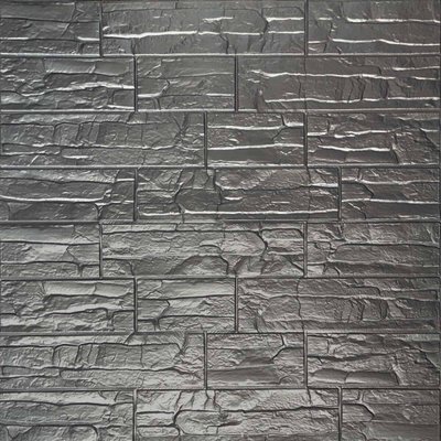 Самоклеящаяся 3D панель культурный камень серебро 700х770х5мм (156) SW-00000751 SW-00000751 фото