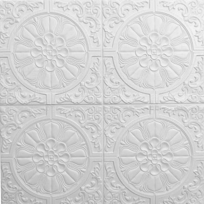 Самоклеющаяся декоративная потолочно-стеновая 3D панель 700x700x7,5мм (175) SW-00000252 1323514639 фото