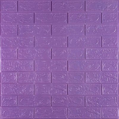 3D панель самоклеющаяся кирпич Пурпурный 700x770x3мм (014-3) SW-00000863 SW-00000863 фото