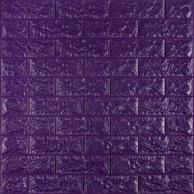 3D панель самоклеющаяся кирпич Фиолетовый 700x770x7мм (016-7) SW-00000062 SW-00000062 фото