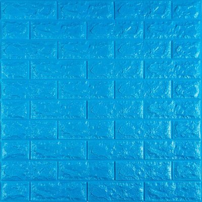 3D панель самоклеющаяся кирпич Синий 700х770х5мм (003-5) SW-00000154 SW-00000154 фото