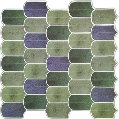 Самоклеюча поліуретанова плитка сіро-фіолетова мозаїка 305х305х1мм SW-00001194 SW-00001194 фото